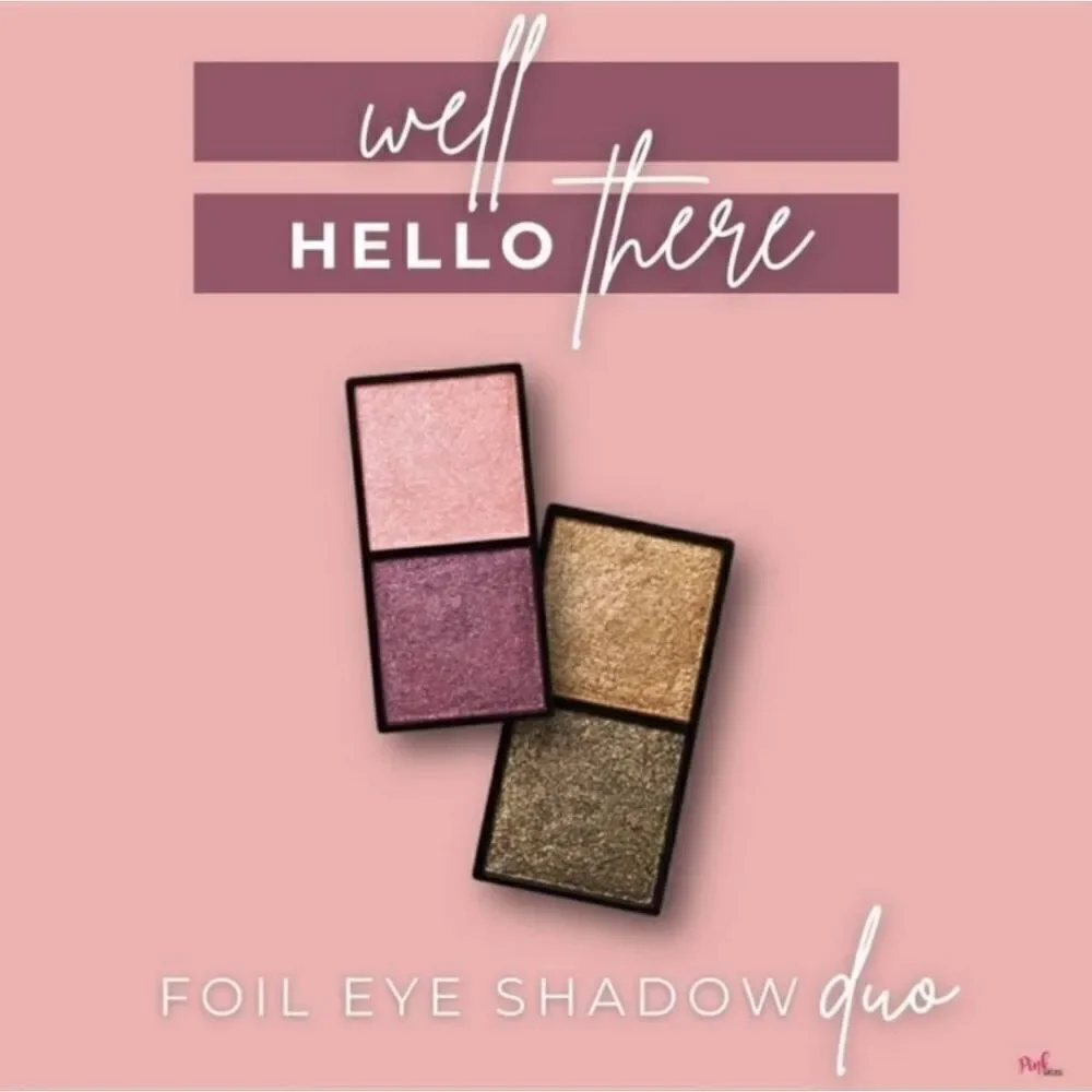 MARY KAY FOIL EYE SHADOW DUO IN PINK AND PURPLE